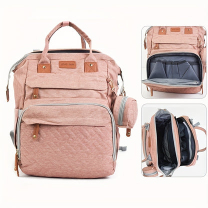 Backpack for Diapers, Pink Diaper Bags, Essentials for, Necessities for Newborns