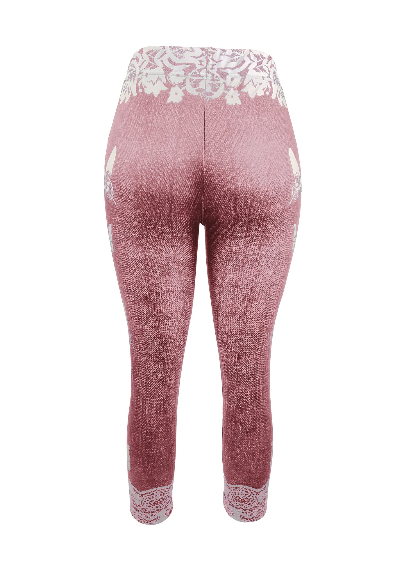 European And American Women'S Pants, Fashionable And Casual, Randomly Printed, Women'S Leggings, Cropped Pants, Tight Fitting