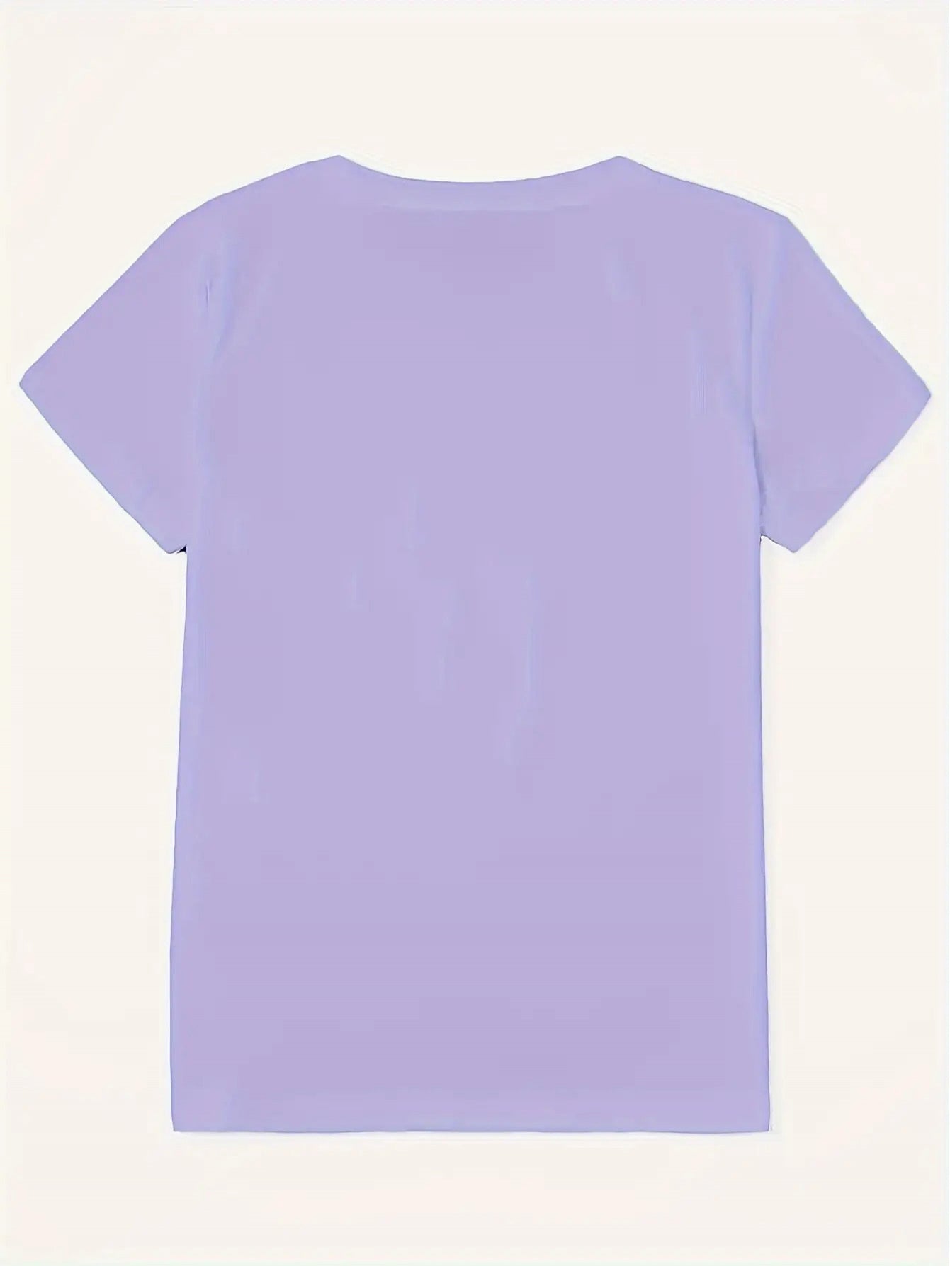 Plus Size, Women's Plus Size 1XL-5XL Bowknot & Print Short Sleeve T-Shirt - Glossy Casual Round Neck Blouse, Lightweight Spring Summer, Machine Washable Fit T-Shirts for Casual Attire (Plus Size Friendly) 1-5XL