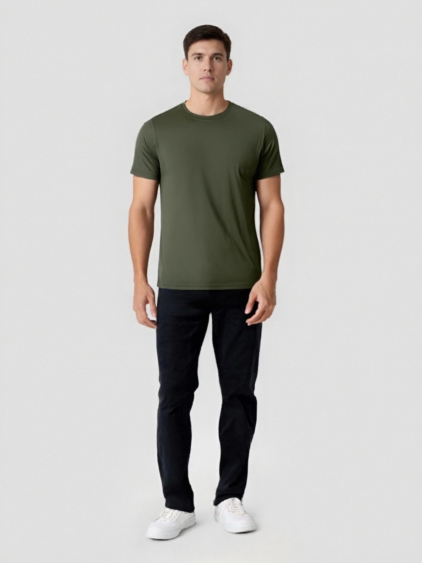 7pcs Men's Sports T Shirts Quick drying Breathable Moisture wicking Fabric - product view 9
