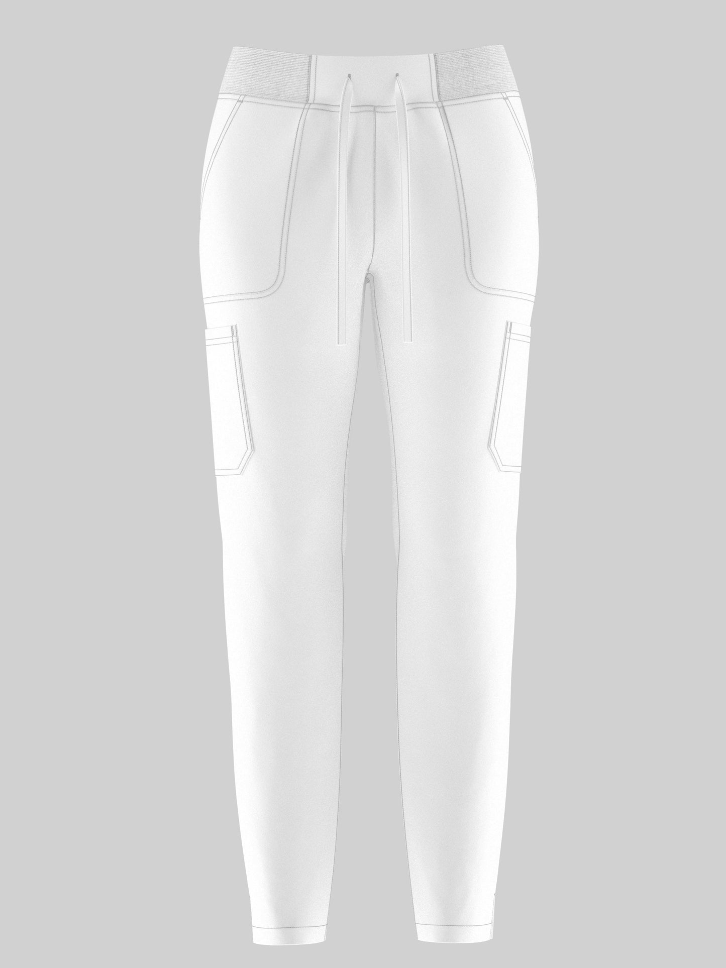 Women's Scrub Pants Set, Elastic Breathable Polyester Spandex Blend, V-Neck Short Sleeve with Pocket, Solid Color, for Work