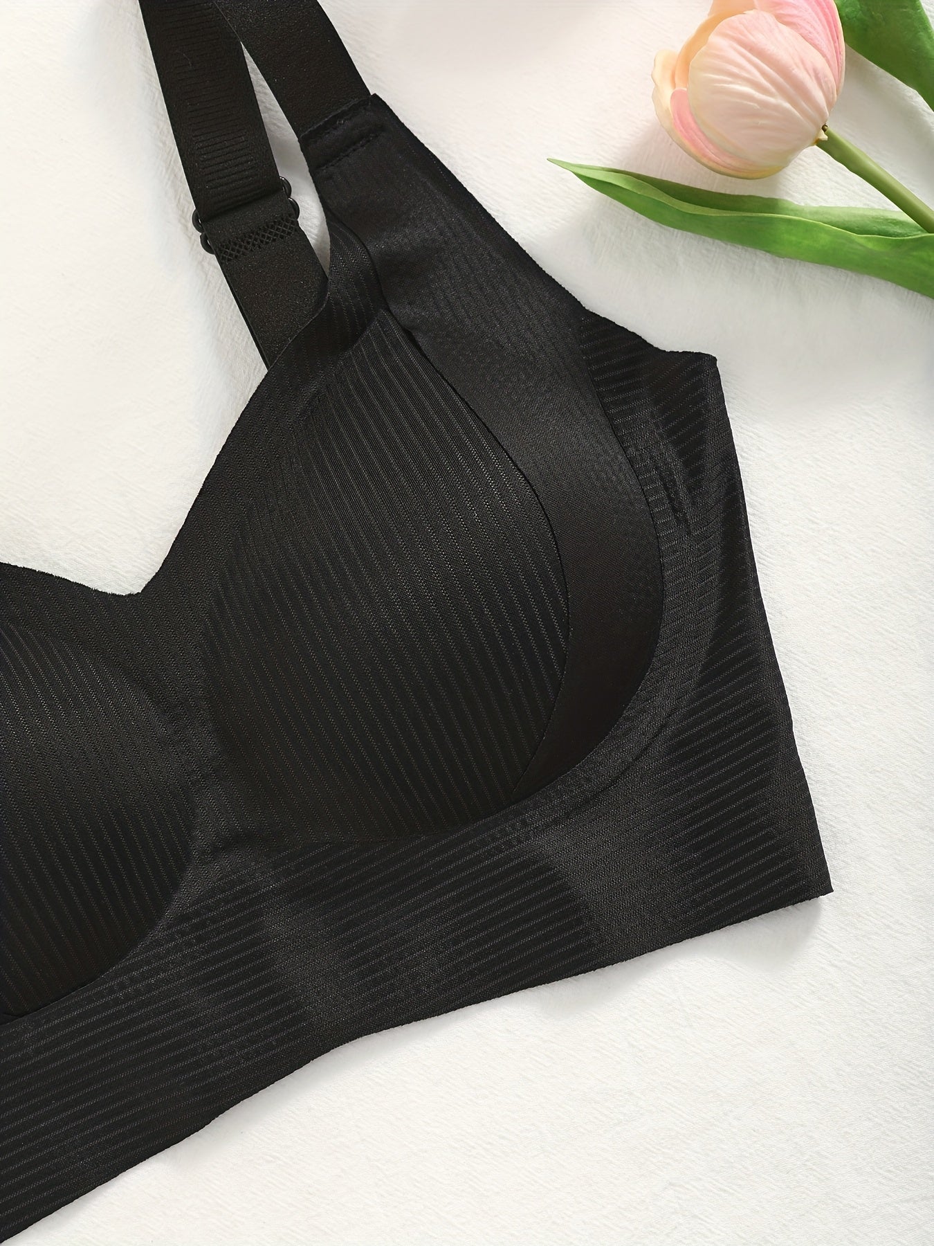 Women's Black T-Shirt - product view 4