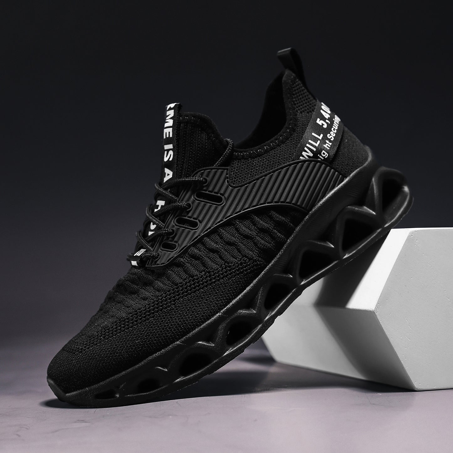 Breathable Non Slip Blade Tennis Walking Shoes - Womens Running Fashion Sneakers Gym Sports Work Trainers
