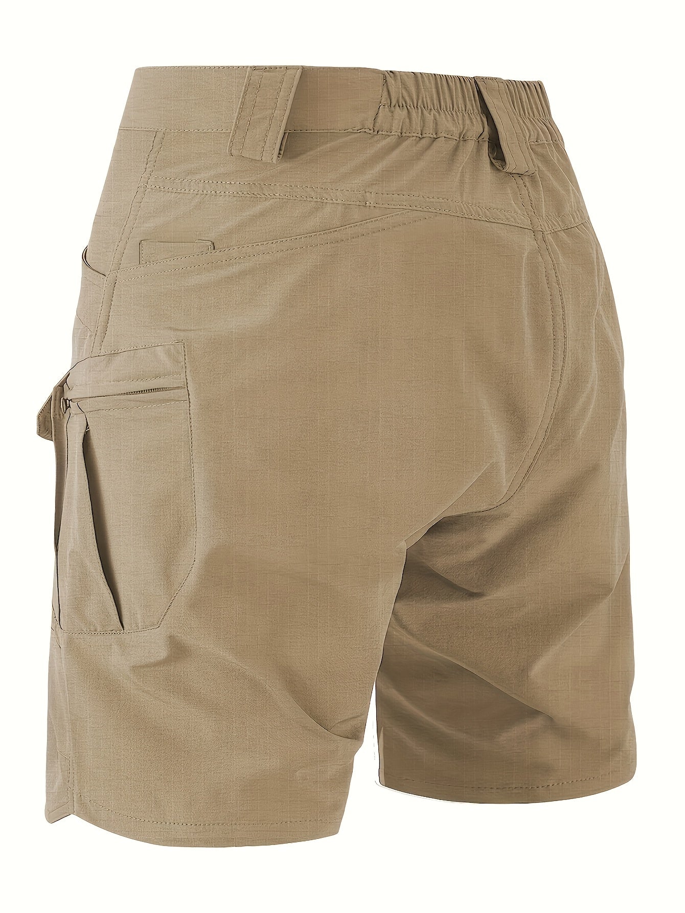 2pcs Cargo Shorts for Men Outdoor Casual Hiking Work Shorts with Multi-Pocket (No Belt)