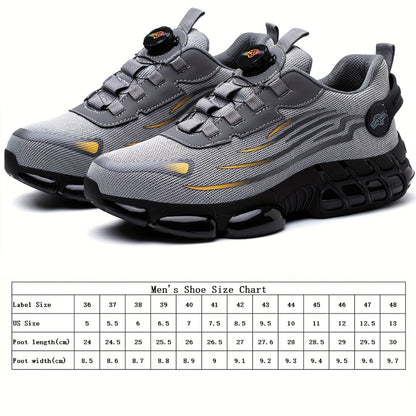 Men's Work & Safety Shoes - Steel Toe Protection & Puncture Resistant