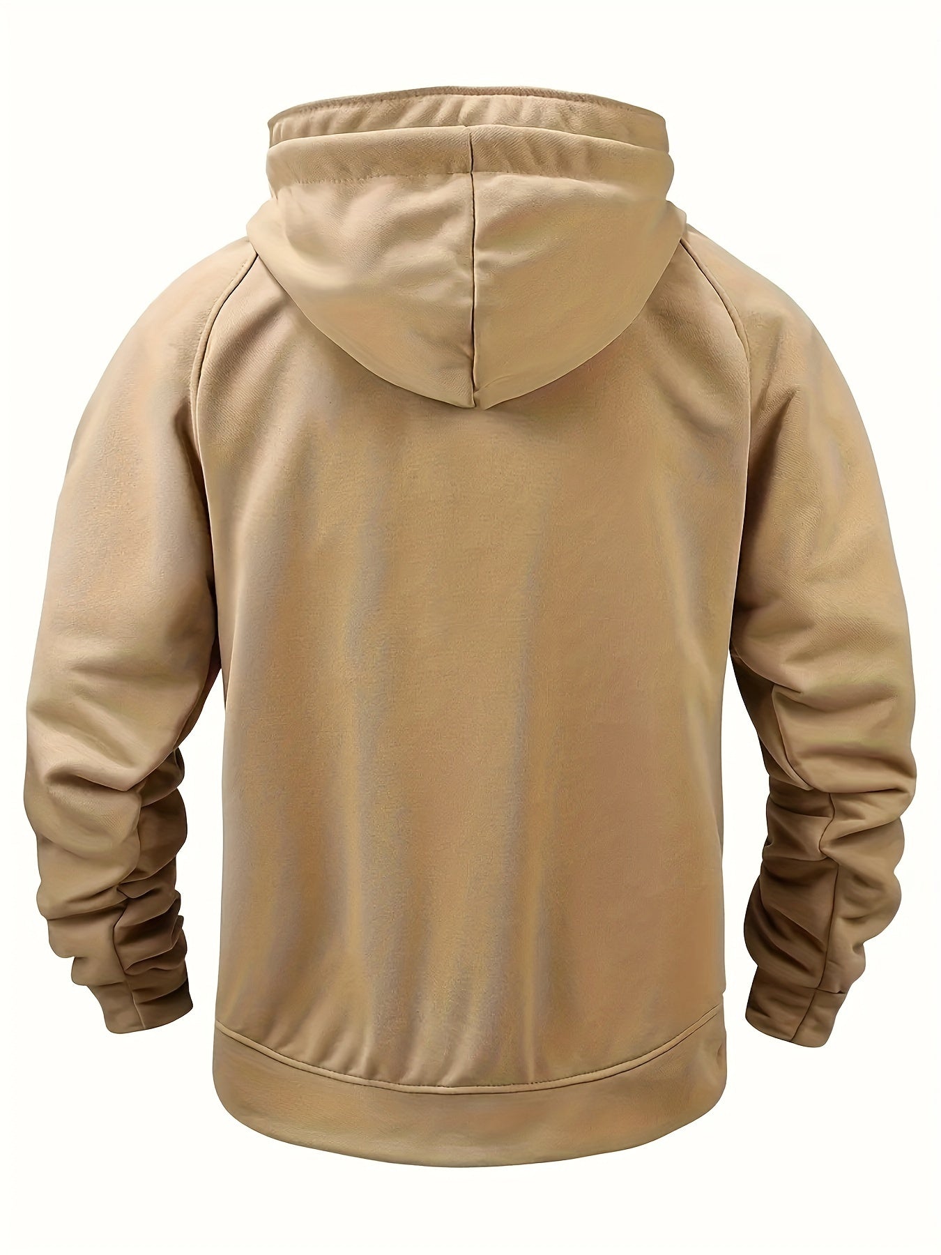 Men's Black Polyester Hoodie - product view 25