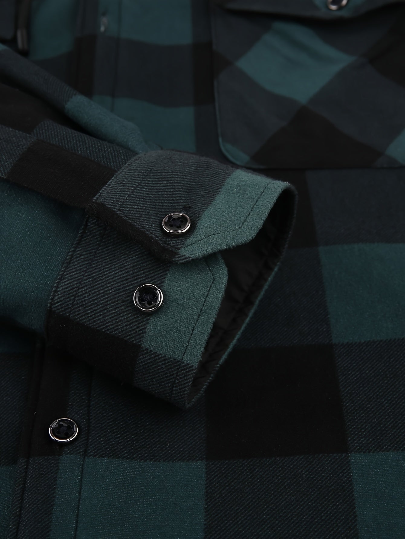 New Men'S Plaid Hooded Long-Sleeved Shirt Outdoor Casual Shirt Jacket | Flannel with Pocket Double Bag Double | Inner Lining Is Thickened | Thermal Shirt