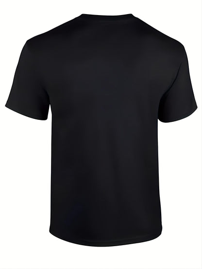 STP Engine Oil Treatment: Ultimate Performance1 American Flag Pattern T-Shirt - Men's Classic Crew Neck, Ultra-Soft Cotton, Breathable Short Sleeve T-Shirt - Ideal gift for car enthusiasts, racing fans, fathers, husbands or friends, suitable for Father's