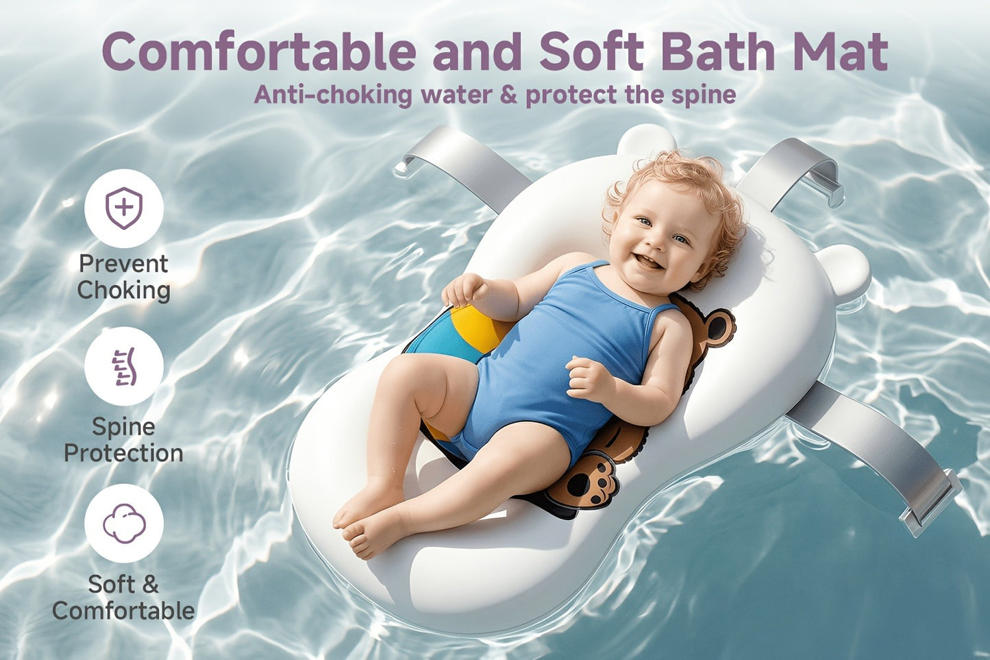 Baby Bathtub - Portable Foldable Non-Slip Travel 3909