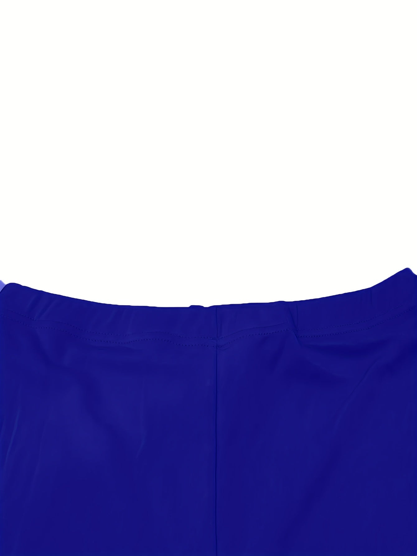 Black Polyester V-Neck Sleeveless Shorts - product view 26