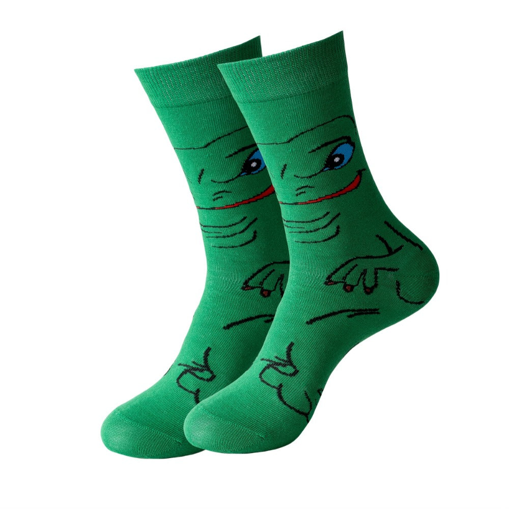 Men's Cute Print Crew Socks - 22-Pair Pack