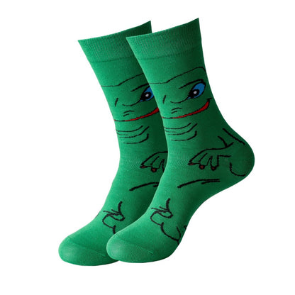 Men's Cute Print Crew Socks - 22-Pair Pack