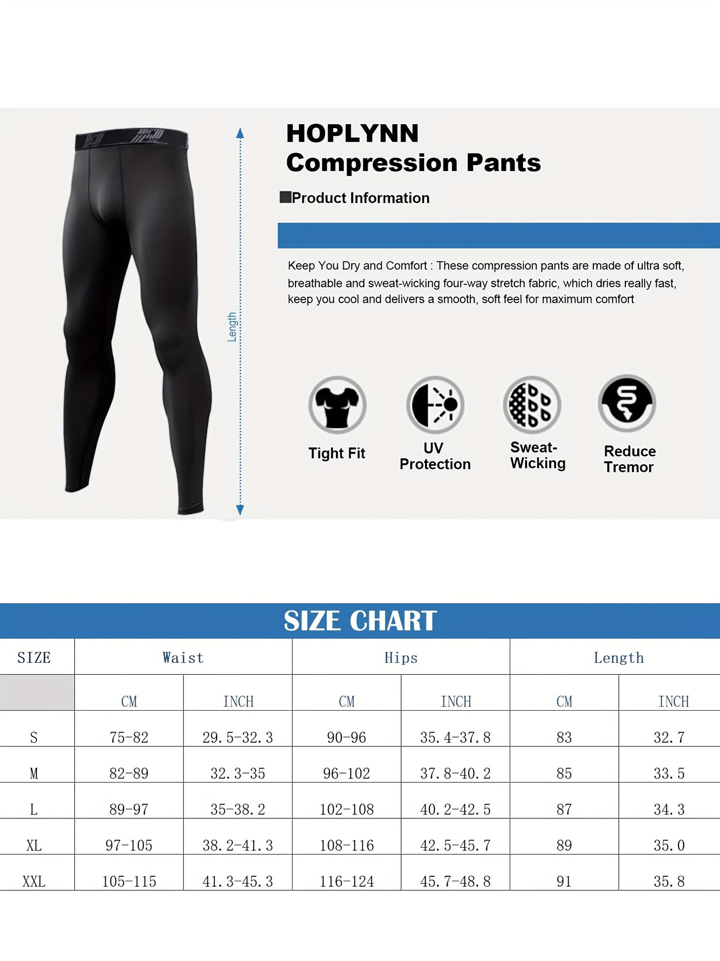 4-Piece Men's Thermal Compression Tights Warm, Close-Fitting Base Layer Tights Top Choice for Spring Outfits Perfect Valentine's Day Gift for 2026