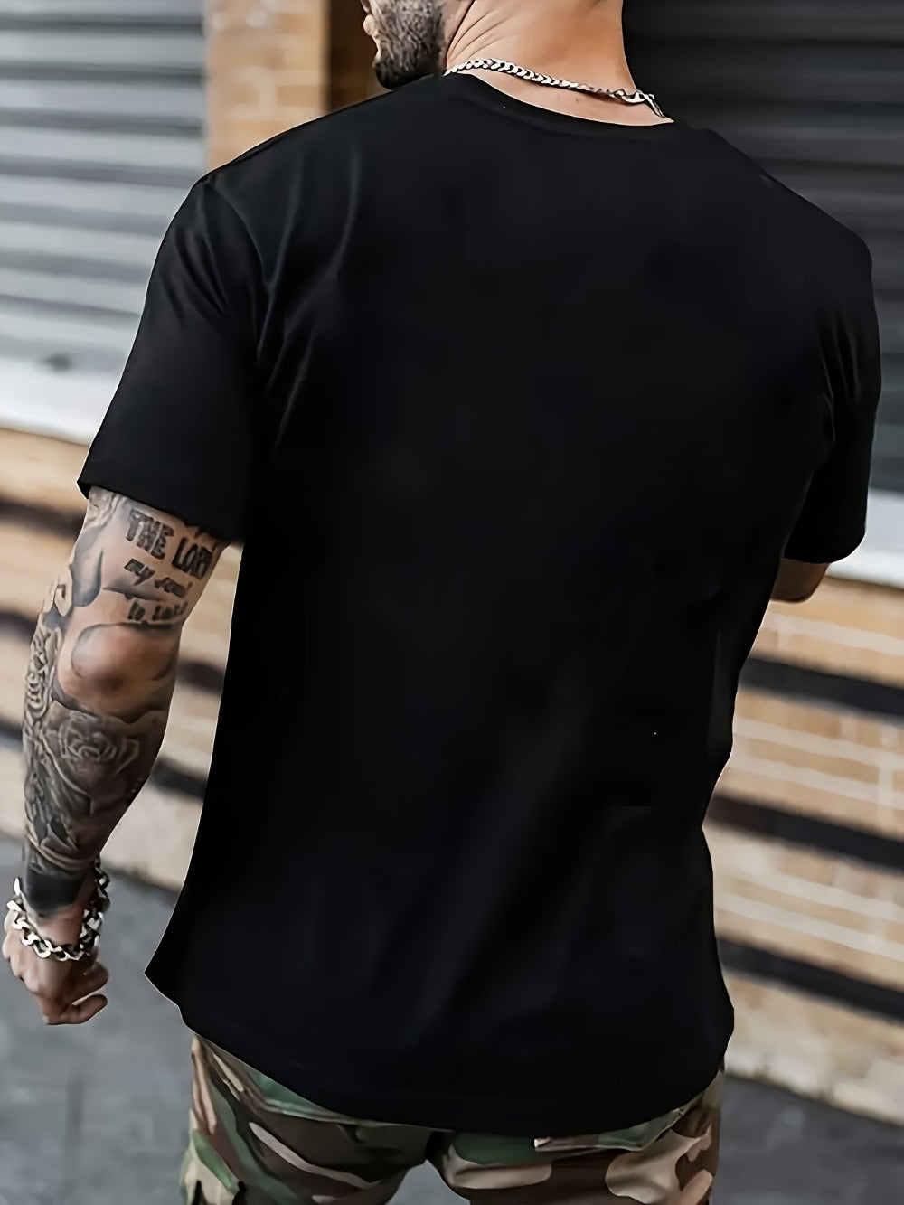 Men's Graphic T-Shirt - Crew Neck Short Sleeve Modern Style