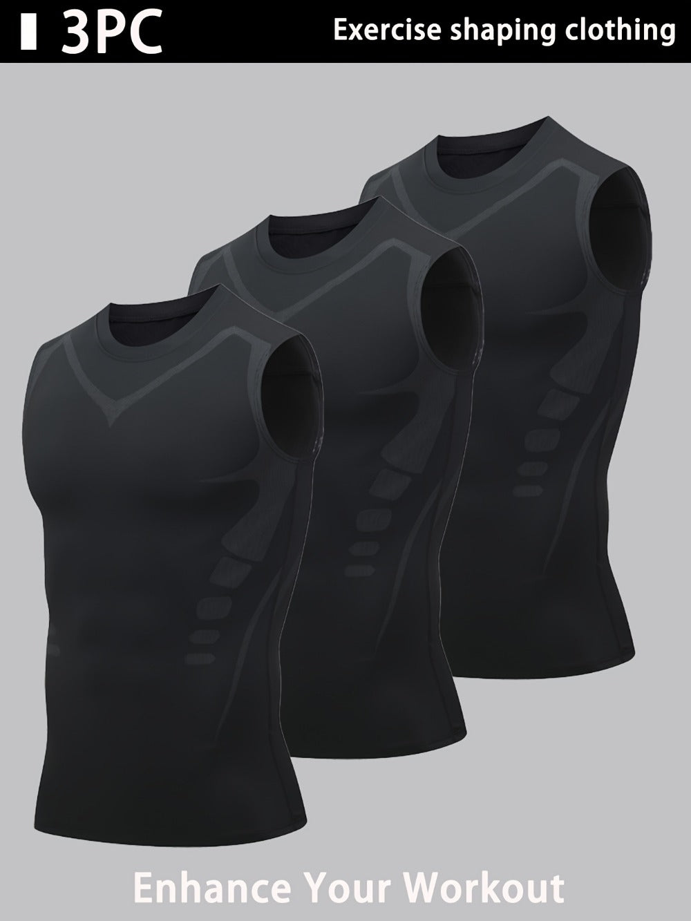 Men's Solid Color Tank Top - Sleeveless 016869