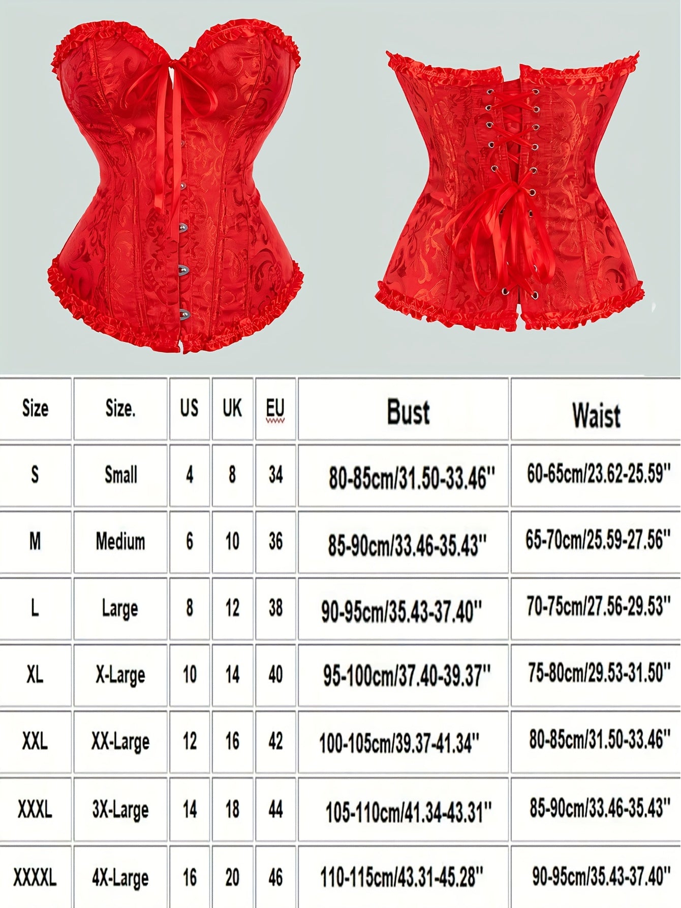 Palace Style Corset with Boning to Shape Waist And Push Up Bust, Sexy Jacquard Shapewear Top, Suitable for Wearing with A Dress, for Halloween Christmas