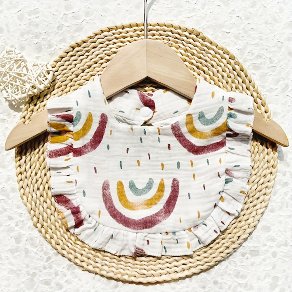 Baby Bibs - 10-Pack Patterned Feeding Set