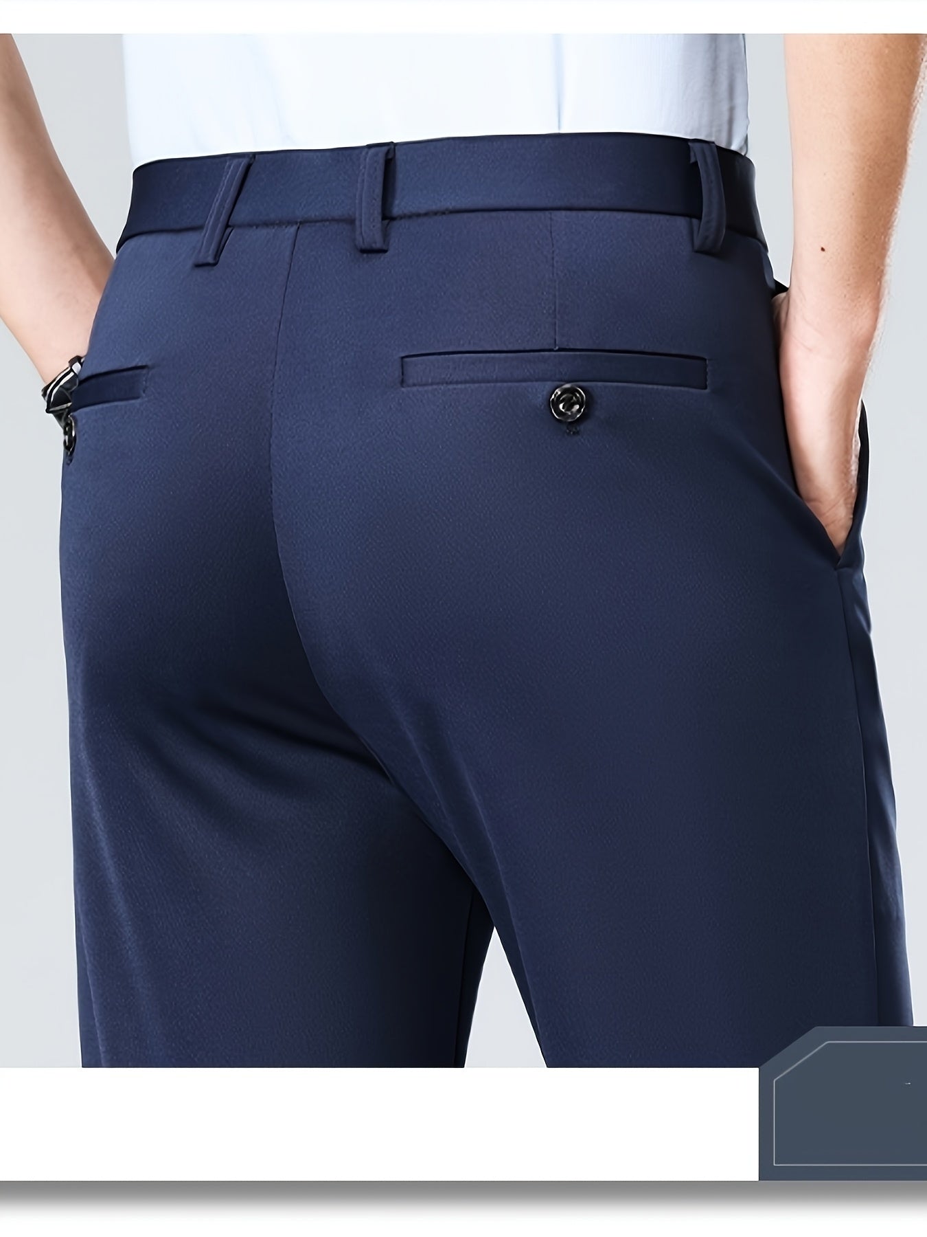 3 Colors Available, Men's Suit Pants, New Men's Classic Senior Business Casual Light Suit Pants, Casual Pants, Interview, Office Choice, Comfortable Material, Breathable and Quick-drying, Pocket Design, Perfect Gift Choice