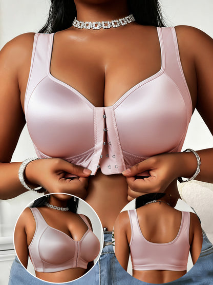 Women's Black Satin Bra - product view 26