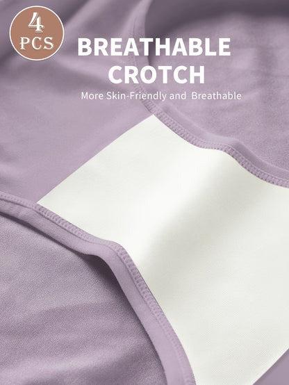 4pcs High-Waisted Seamless Shaping Girdle Pants | Postpartum Belly Reduction, Butt Lifting, Plus Size Body-Shaping Underwear for Women