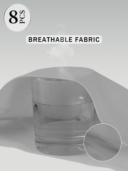 8pcs Women's High-waisted Tummy-tightening Safety Underpants Panties 2-in-1 Hip-lift Waist Bottoming Anti-glare Riding Sports Boxer Shorts