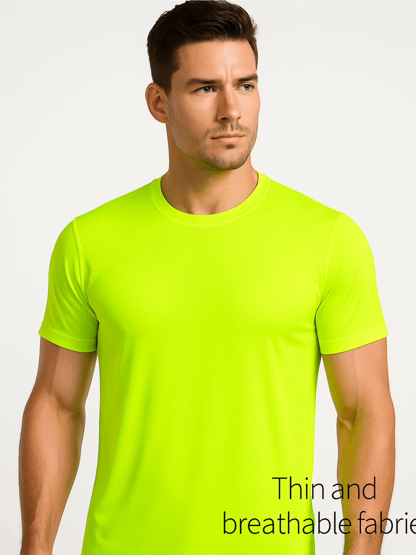 5-Pack Men’s Safety Work Shirts UPF 50+ Quick Dry Breathable Performance Tees for Outdoor Jobs gift for dad