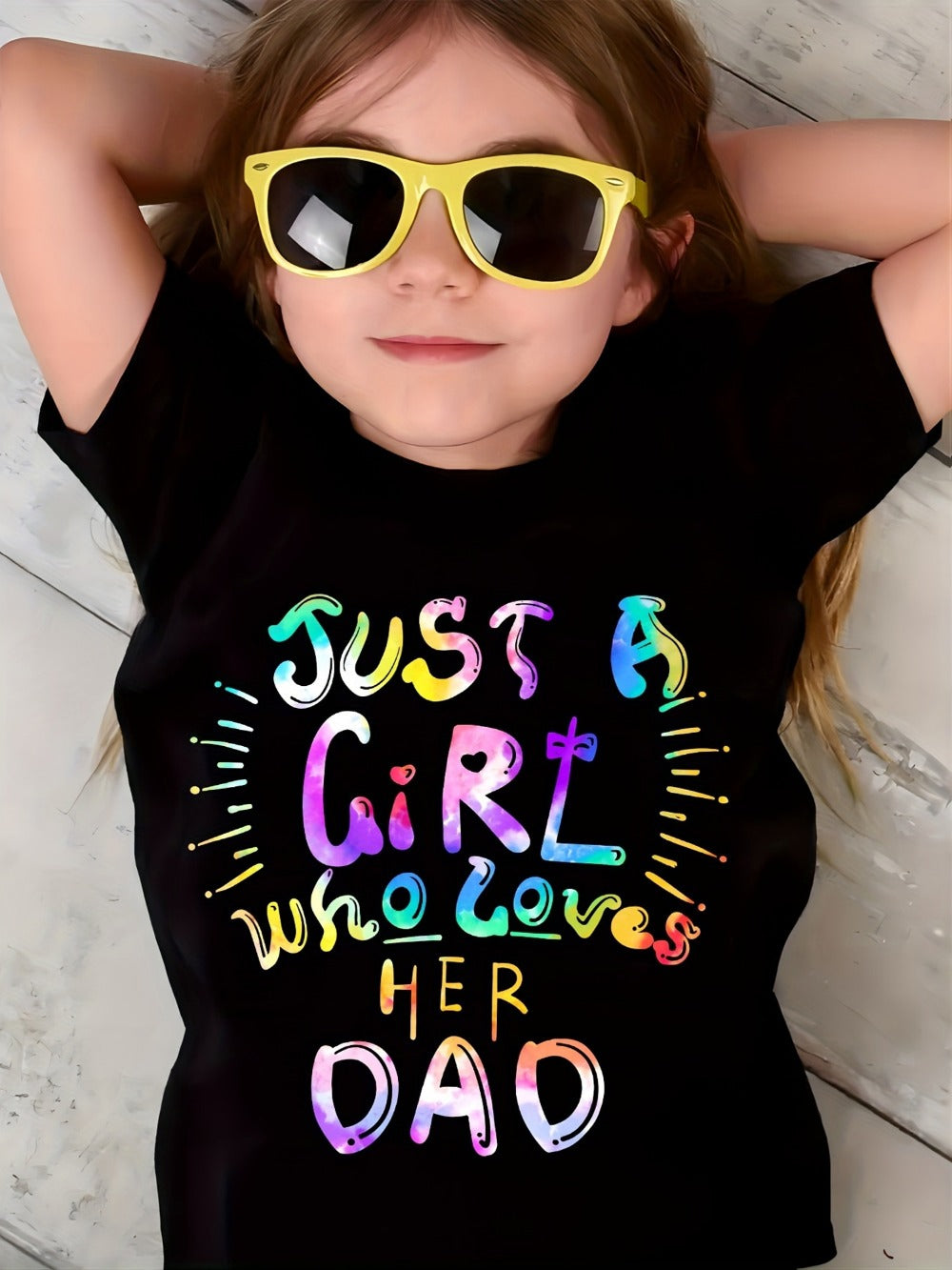 Girls' Daddy's Girl T-Shirt - Family Quote