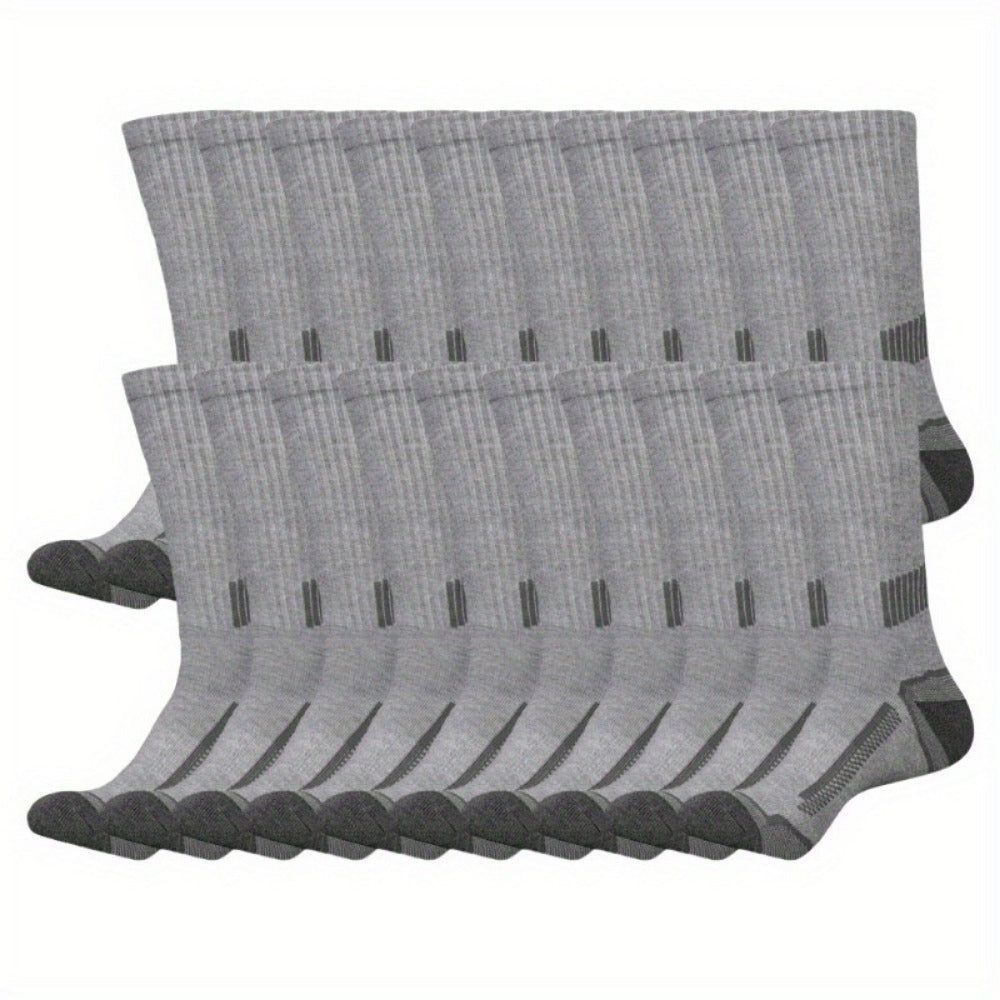 Men's Athletic Socks - 10/20/30-Pair Options