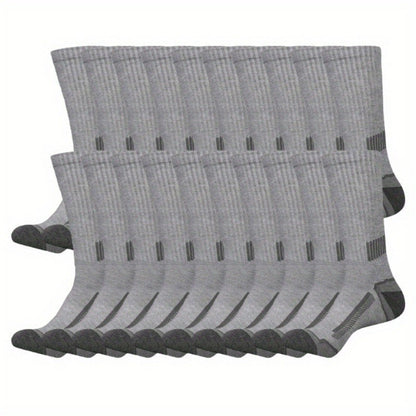Men's Athletic Socks - 10/20/30-Pair Options