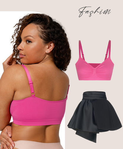 Women's Wireless Push Up Bra Stretch Comfort Bralettes No Underwire Bra Tshirt Bras Sports Bra