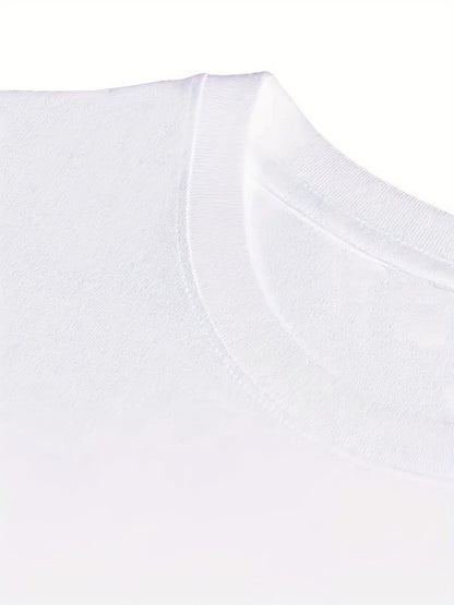 Men's 6-Pack Plus Size Cotton T-Shirts - Solid Color Crew Neck Basics