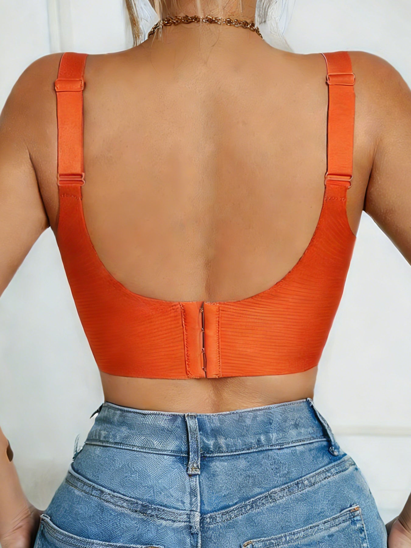 5pcs Ribbed Wireless Bra - High Elastic, Breathable & Strong Support | Comfortable No-Squeeze for Daily Wear, Yoga & Gym Workouts