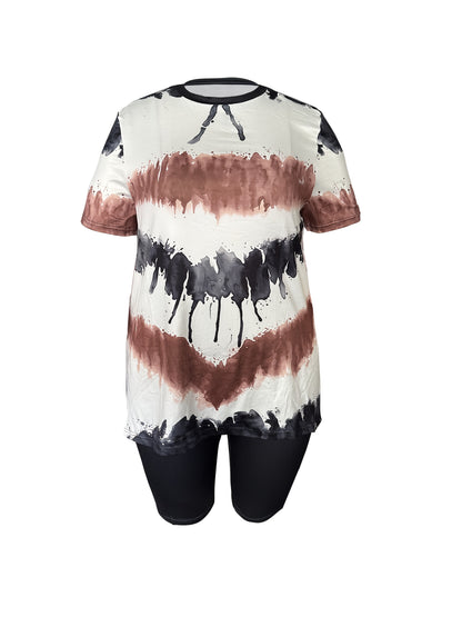 Women's Black Polyester Printed High-Waist Shorts - product view 7