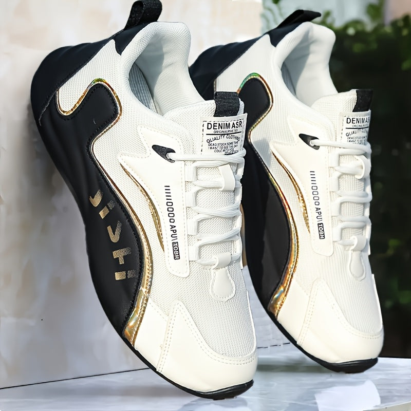 Sneakers, 1 Pair of Men's Casual Training Shoes - Durable Sole, Comfortable and Breathable Lining, Stylish Appearance, Suitable for All Seasons, Ideal for Valentine's Day and Birthday Gifts - Available in Large Sizes - Perfect for Outdoor Travel