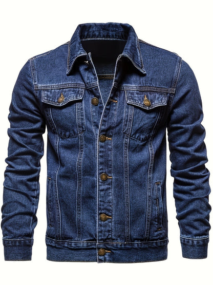 Men's Versatile Denim Pullover Coat Everyday 037