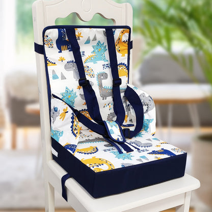 Portable Dining Booster Seat Cushion - Foldable Waterproof Washable Design