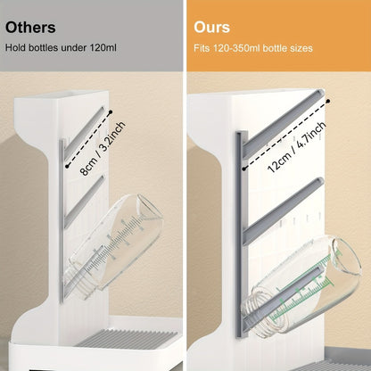 Bottle Drying Rack - Space-Saving Vertical BPA-Free Countertop