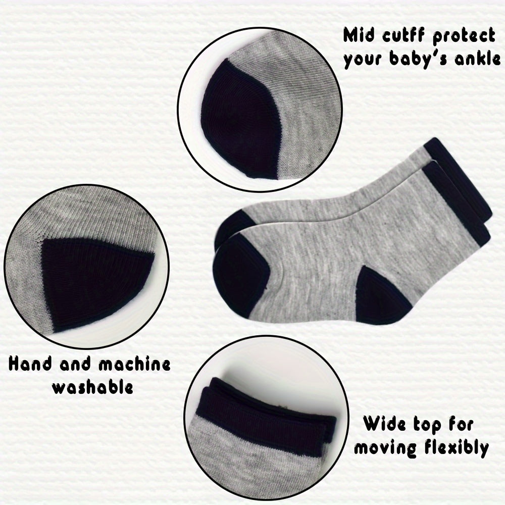 24 Pairs of Comfortable Tube Socks for 1-14 Year Old Boys And Girls, Odor-Proof Comfortable Breathable Casual Soft And Elastic Socks