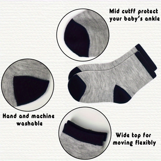 24 Pairs of Comfortable Tube Socks for 1-14 Year Old Boys And Girls, Odor-Proof Comfortable Breathable Casual Soft And Elastic Socks
