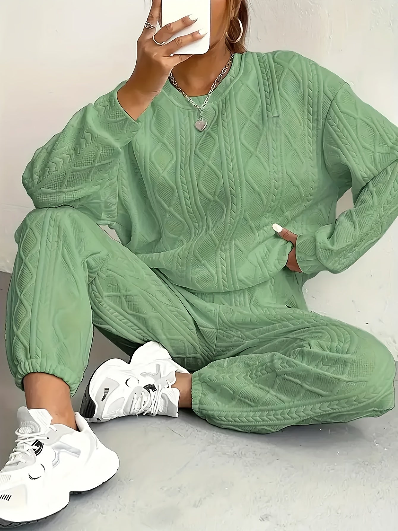 Women's fern green Pants - product view 27