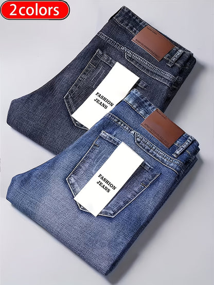 Men'S Classic Black Jeans with Regular Fit, Designed for All Seasons And Comfort, Suitable for Teenagers, Suitable for Casual Business Attire, Casual Attire, Travel Essentials, And Valentine'S Day Gifts