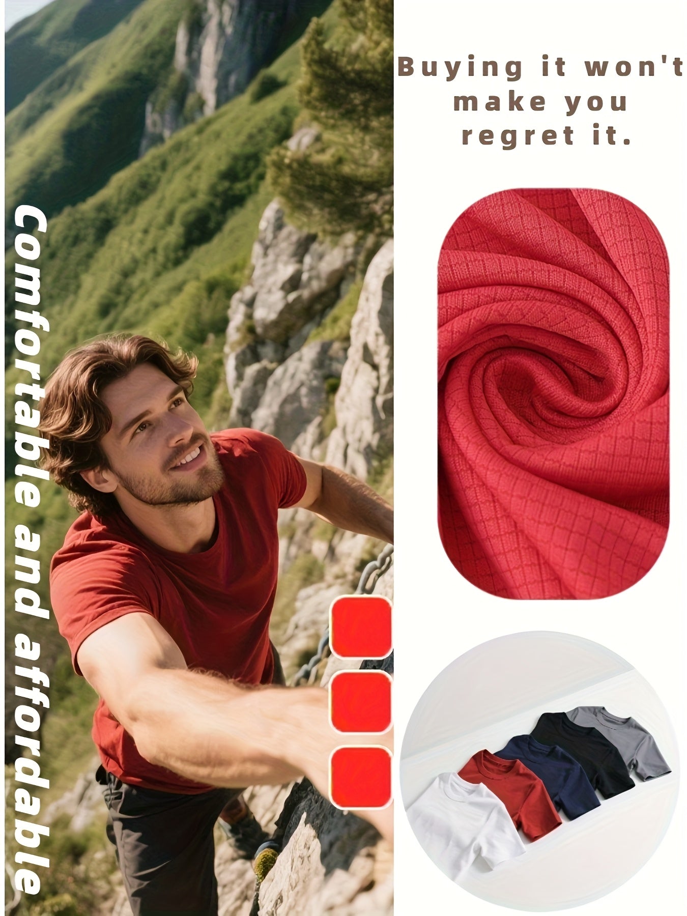 5pcs Men's Sports Compression Quick-Drying Short-Sleeve T-Shirts, Moisture-Absorbing And Sweat-Wicking, Breathable, Comfortable, Versatile, Ideal for Exercise, Running, Fitness, And Daily Casual Wear