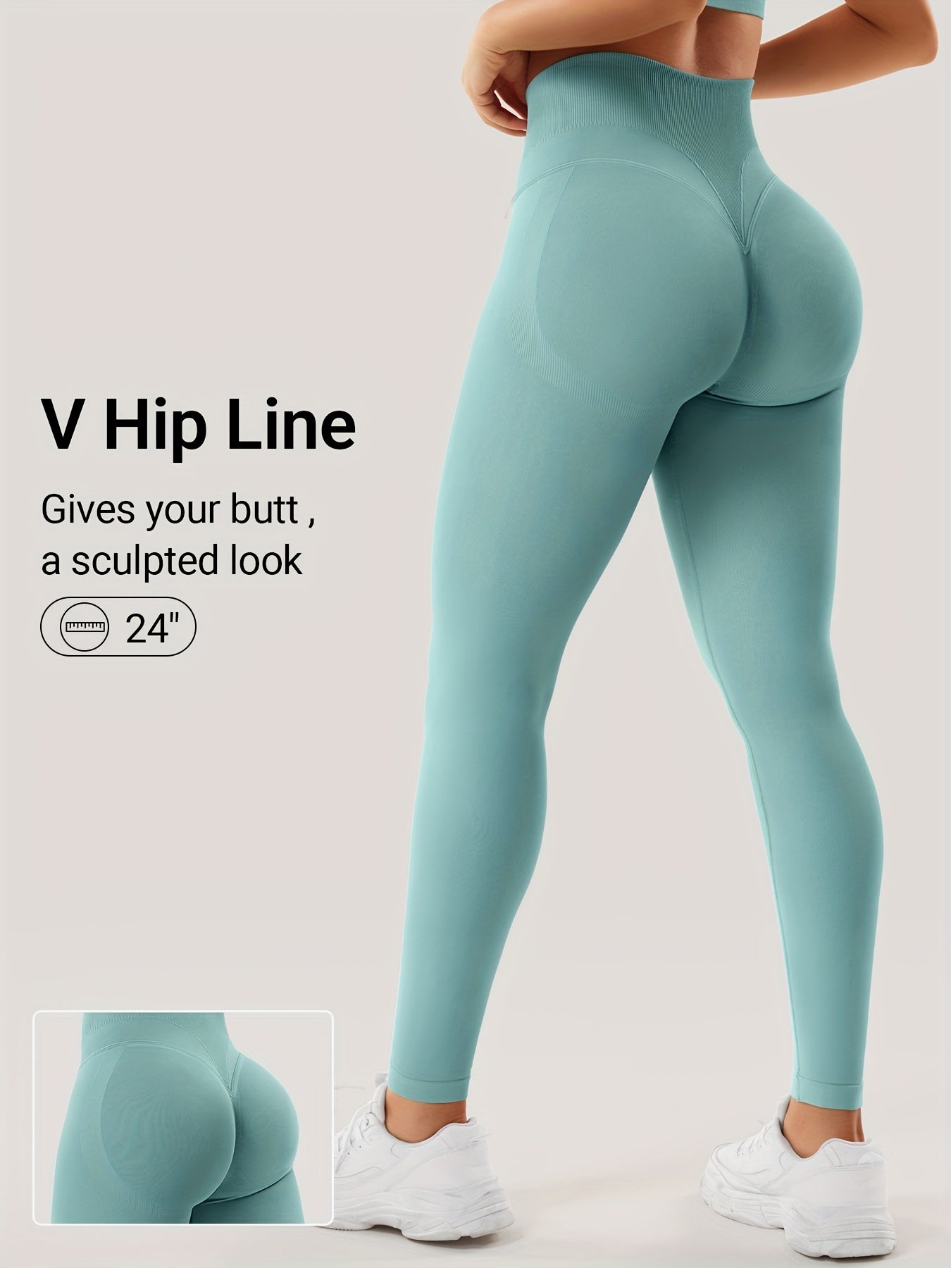 VOYJOY Women Impact Leggings Seamless Scrunch Butt Lifting Workout Leggings High Waisted Gym Yoga Pant