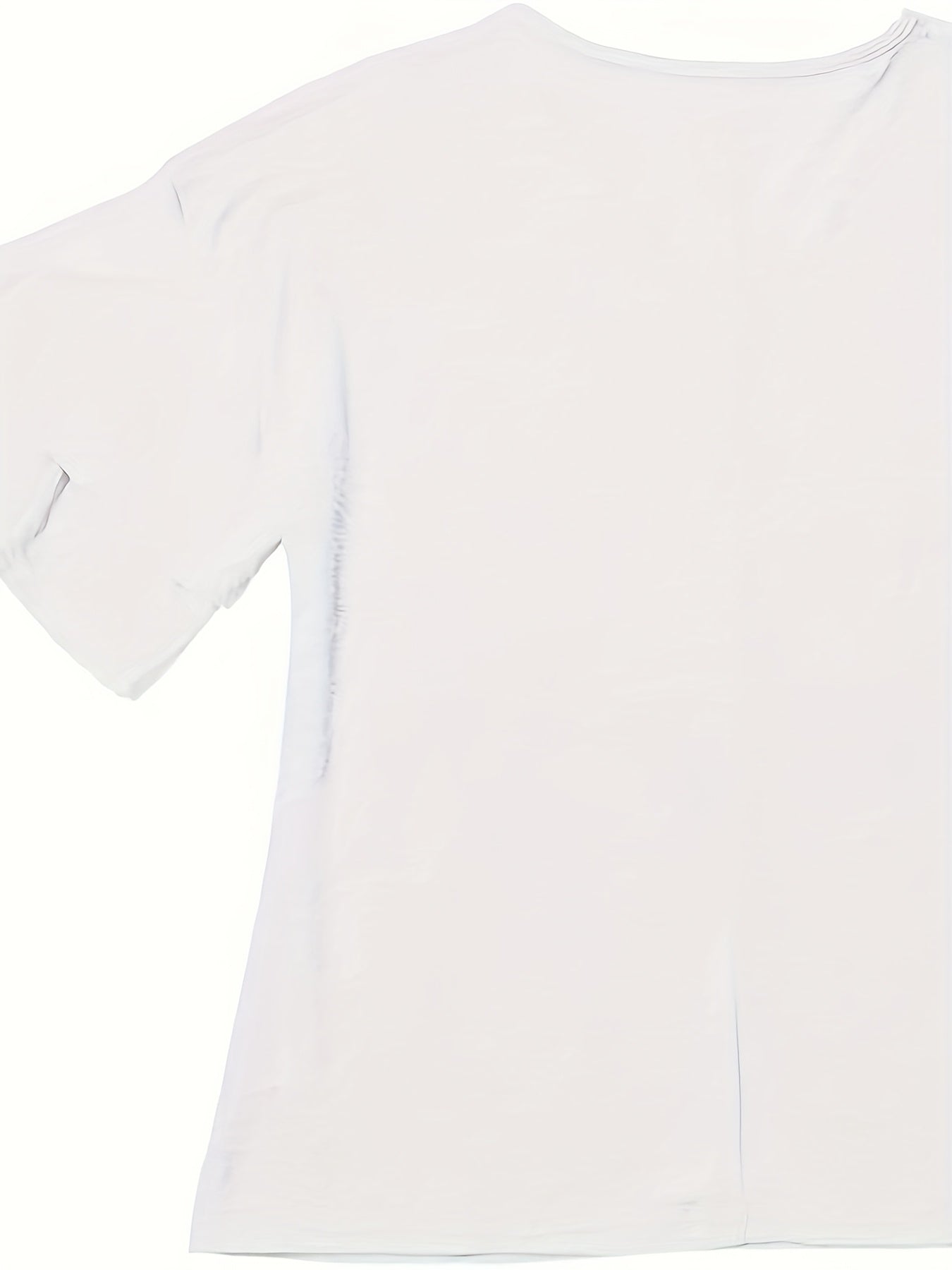 Vibrant Flare Sleeve V-Neck T-Shirt - Stylish Tiered Top with Relaxed Fit, Soft Solid Color Fabric, Perfect for Spring And Summer, Women's Casual Clothing