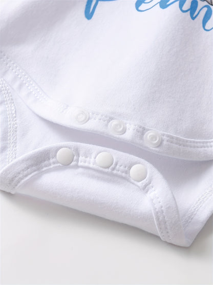 KuKitty Newborn Baby Boy Clothes Infant Boys Long Sleeve Cartoon Print Romper Pants Hat 3pcs Outfits Set