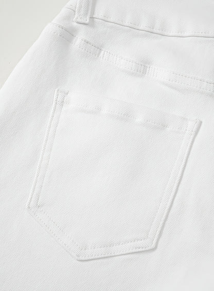Women's Light Brown-1 Denim Shorts - product view 12