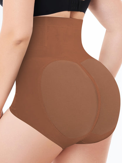 Tummy Control Shapewear With Compression Clasps For Women - High Waisted Tummy Tuck Shaper, Butt Lifting Bodysuit & Fajas Moldeadoras For Elegant Lady