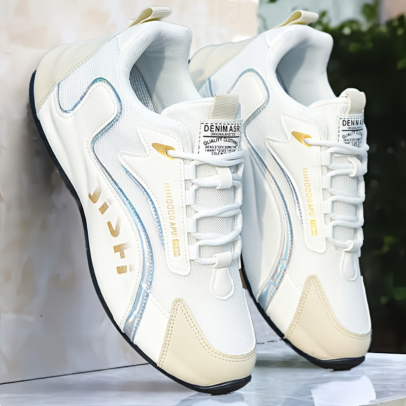 Sneakers, 1 Pair of Men's Casual Training Shoes - Durable Sole, Comfortable and Breathable Lining, Stylish Appearance, Suitable for All Seasons, Ideal for Valentine's Day and Birthday Gifts - Available in Large Sizes - Perfect for Outdoor Travel