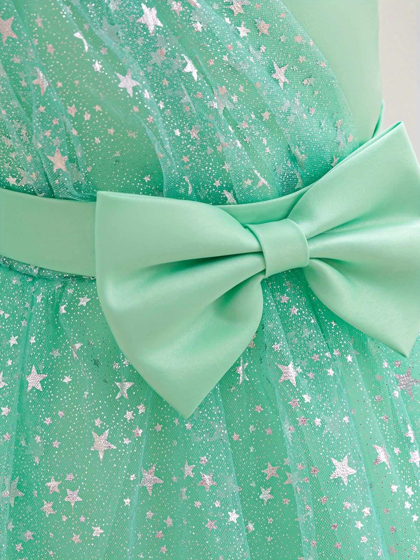 Halloween Dresses for Girls, Kids Halloween Costumes Galaxy Print Tutu Dress Off-Shoulder Flutter Sleeves A-Line Party Princess Gown