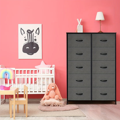 Fabric Drawer Dresser - Space-Saving